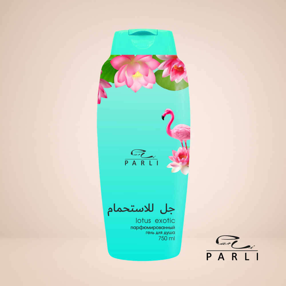 Парфюмированный гель для душа серии «Parli Cosmetics» Lotus Exotic