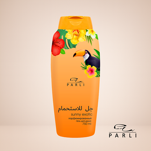 Парфюмированный гель для душа серии «Parli Cosmetics» Sunny Exotic