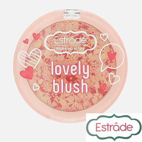 Румяна компактные персиковый 202 ESTRADE Lovely Blush