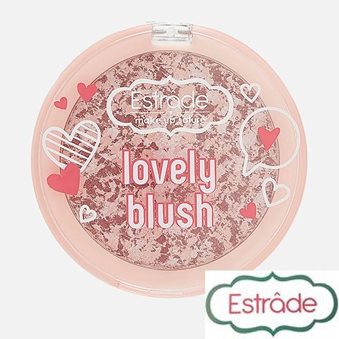 Румяна компактные нюдовый бежево-розовый 205 ESTRADE Lovely Blush